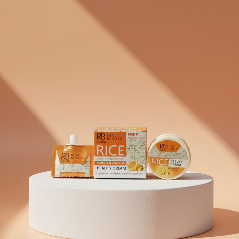 RB Rice Beauty Cream with FREE Face Wash – Brightening, Nourishing & Glowing Skin Care Cream